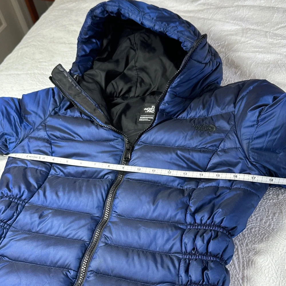 The North Face Women's RARE Blue Down Parka with Hood - Picture 4 of 9